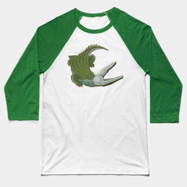 Crocopliers Baseball T-Shirt by kascreativity